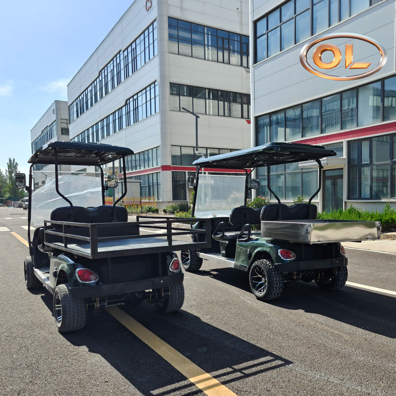 golf cart with cargo box