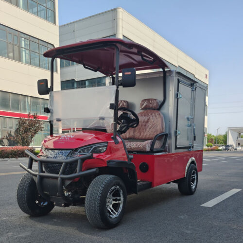 golf cart with cargo